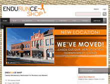 Tablet Screenshot of endurunceshop.com